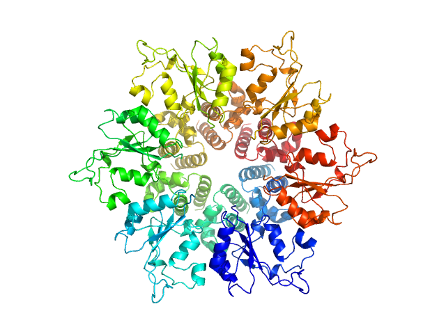 Replication initiator protein of a promiscuous streptococcal plasmid pMV158. NONE model