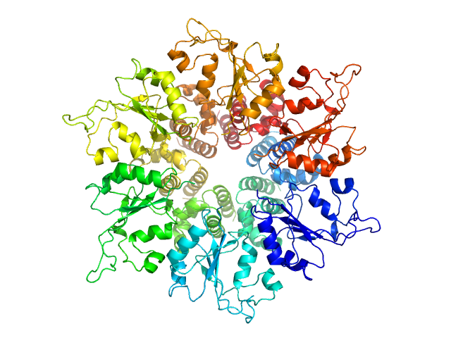 Replication initiator protein of a promiscuous streptococcal plasmid pMV158. NONE model