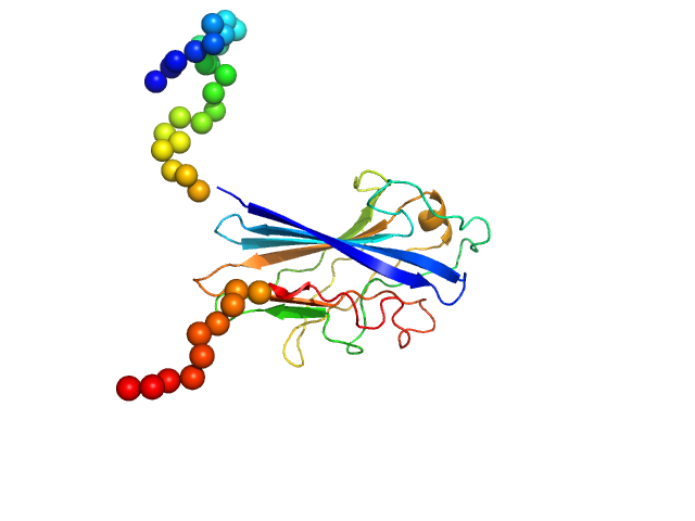 Functional binding region (187-385) of the pneumococcal serine-rich repeat protein EOM/RANCH model