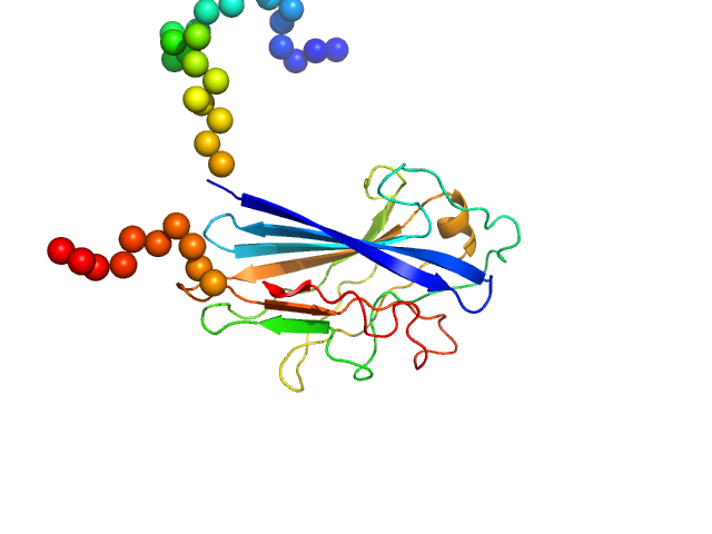 Functional binding region (187-385) of the pneumococcal serine-rich repeat protein EOM/RANCH model