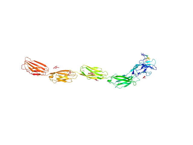 Myelin-associated glycoprotein (20-508; I473E mutant) PDB (PROTEIN DATA BANK) model