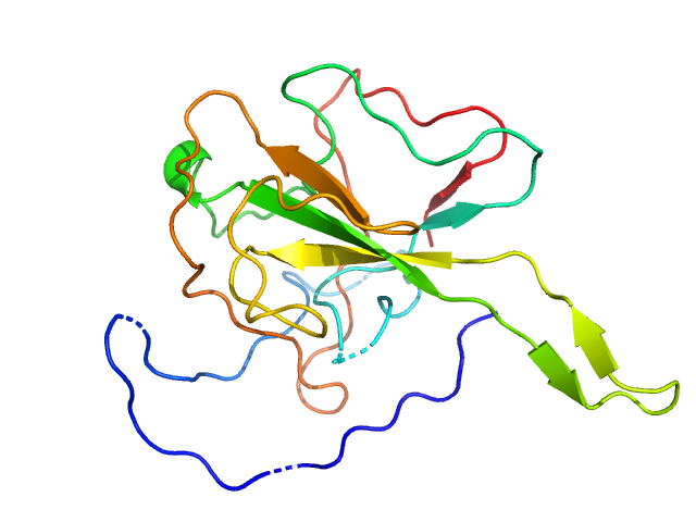 Middle East Respiratory Syndrome (MERS) coronavirus nucleocapsid N-Protein (N-terminal domain 1-164) EOM/RANCH model