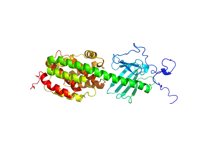 Colicin N delta 1-39 EOM/RANCH model