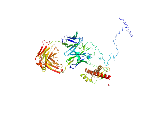 Major prion protein P-Clone Fab, Chimera PDB (PROTEIN DATA BANK) model