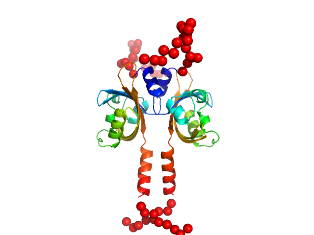 Sensory box protein light-state (R66I) EOM/RANCH model