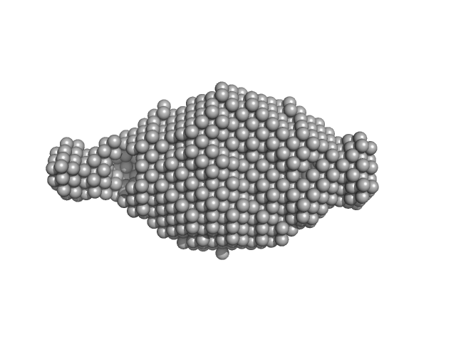 Sensory box protein light-state (R66I) DAMMIN model