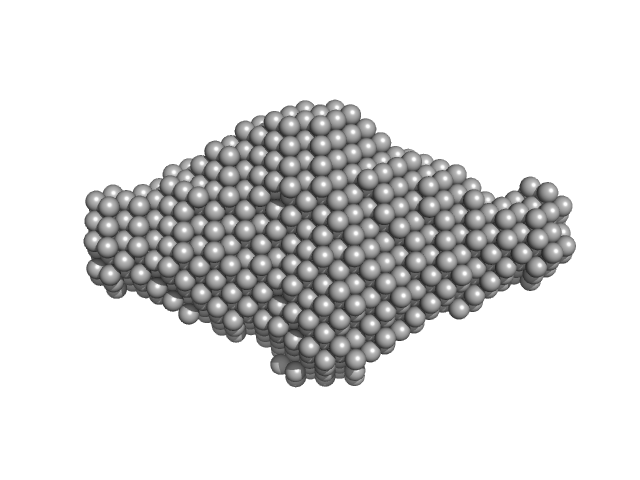 Sensory box protein dark-state DAMMIN model