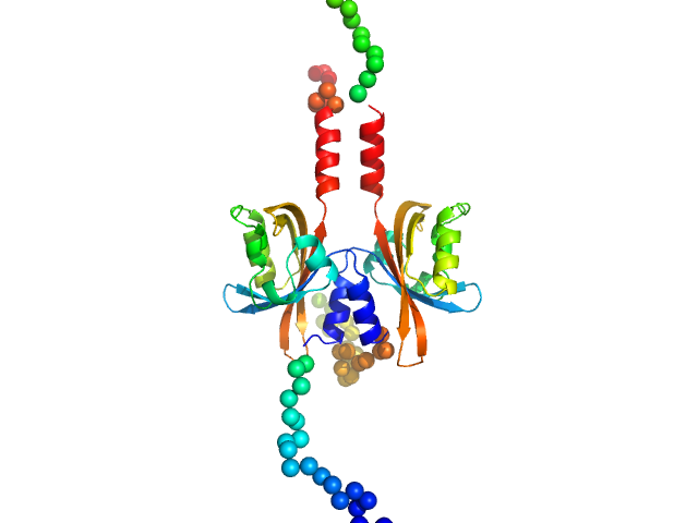 Sensory box protein dark-state CORAL model