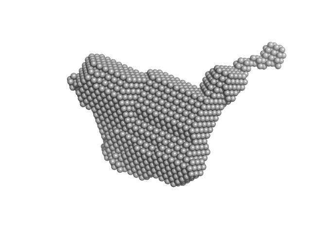 Integrin beta-4 (1436-1666) R1463A DAMMIF model