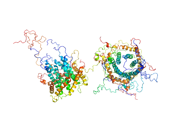 Mitochondrial import inner membrane translocase subunit TIM9 Mitochondrial import inner membrane translocase subunit TIM10 Mitochondrial GTP/GDP carrier protein 1 GROMACS model