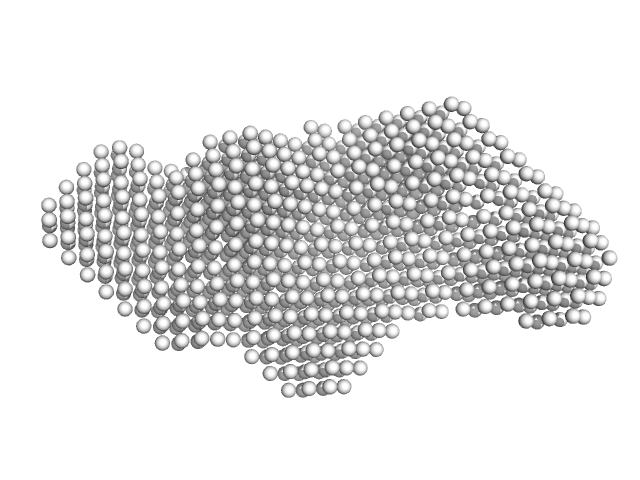 Polyglutamine-binding protein 1 p.Arg153Serfs*41 DAMMIN model