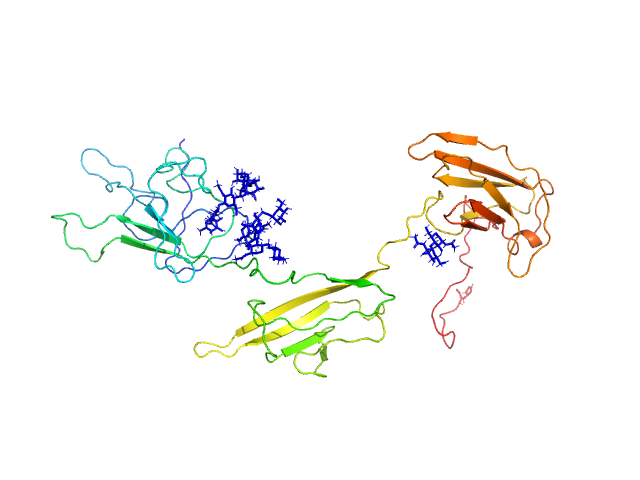 Interleukin-18 receptor accessory protein BILBOMD model