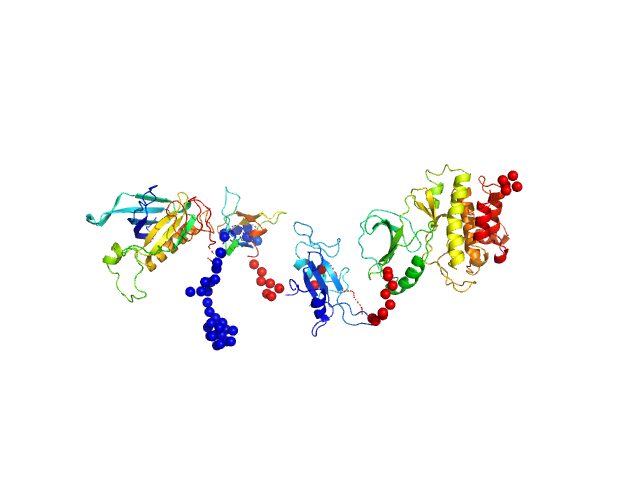 Bruton's tyrosine kinase - full length SREFLEX model