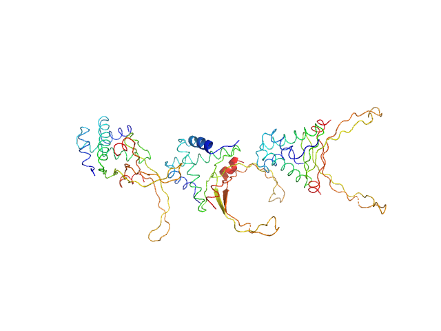 DNA-binding protein HU-alpha CHIMERA model