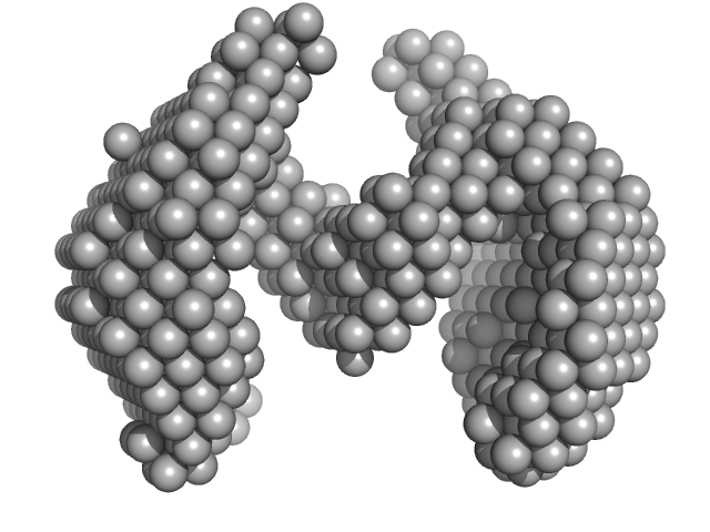 Synthetic construct (mutant, His-tagged): Mosquito-larvicidal BinAB toxin receptor protein (Neutral and basic amino acid transport protein rBAT) DAMMIF model