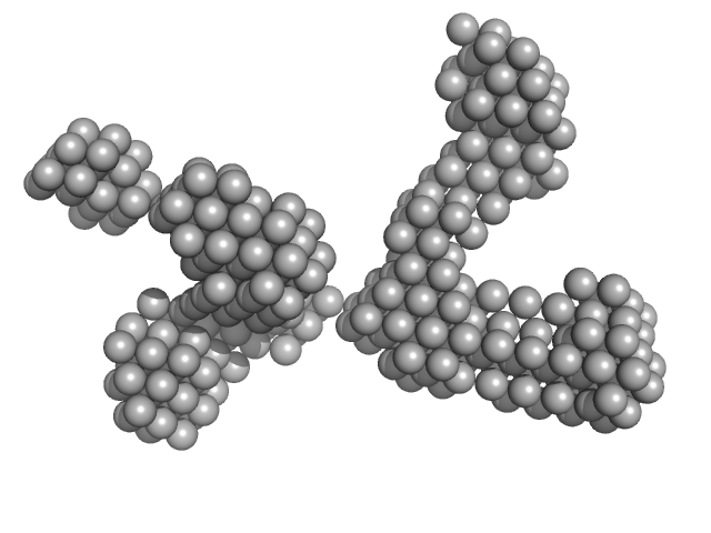 Binary larvicide subunit BinB Synthetic construct (mutant, His-tagged): Mosquito-larvicidal BinAB toxin receptor protein (Neutral and basic amino acid transport protein rBAT) DAMMIN model