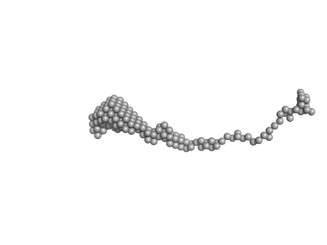 Sensory rhodopsin II from Natronbacterium pharaonis Sensory rhodopsin II transducer from Natronomonas pharaonis DAMMIF model