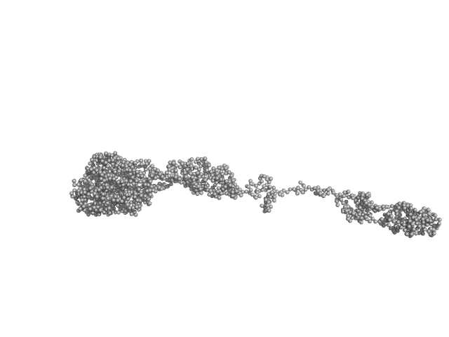 Sensory rhodopsin II from Natronbacterium pharaonis Sensory rhodopsin II transducer from Natronomonas pharaonis GASBOR model