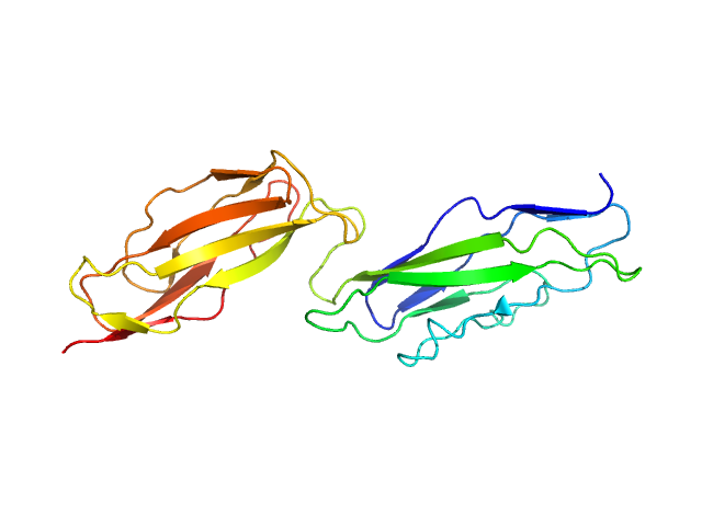 Intimin, D00-D0 domain (6xHis tagged) PDB (PROTEIN DATA BANK) model