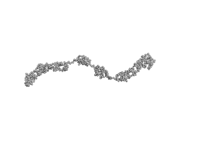 Extracellular matrix binding protein F-repeats GASBOR model