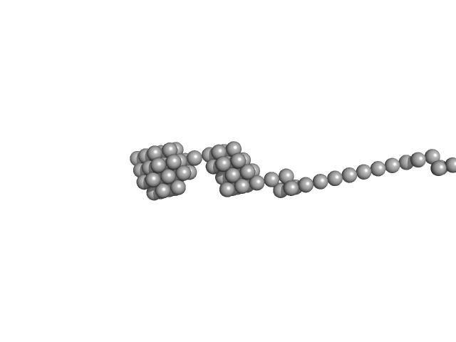 The separated apo-linker region peptide from the plant Cicer arietinum DAMMIF model