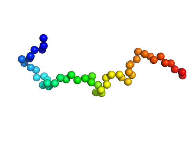 A CxxC-linker-CxxC construct binding 1 Cd(II) ion in a CdCys4 site EOM/RANCH model