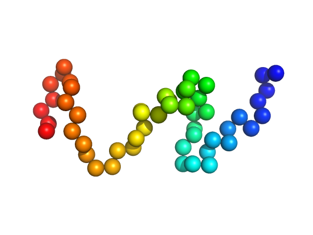 A CxxC-linker-CxxC construct binding 1 Cd(II) ion in a CdCys4 site EOM/RANCH model