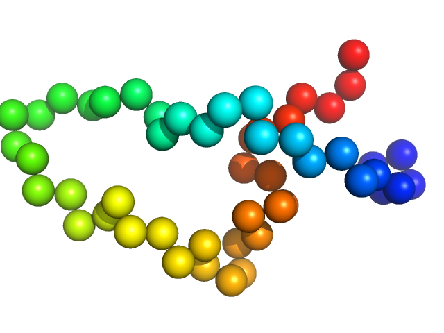 A CxxC-linker-CxxC construct binding 1 Cd(II) ion in a CdCys4 site EOM/RANCH model