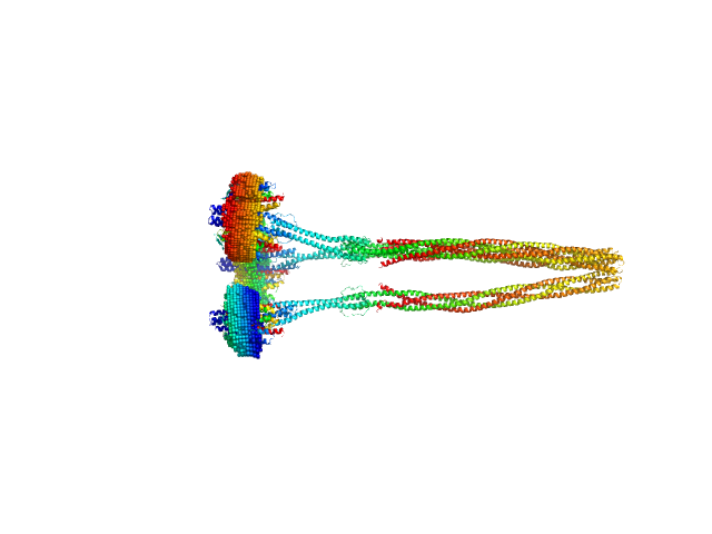 Sensory rhodopsin II from Natronbacterium pharaonis Sensory rhodopsin II transducer from Natronomonas pharaonis MEMPROT model