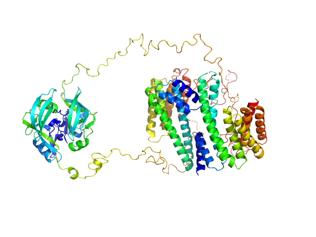 14-3-3 protein zeta/delta Ataxin-1 AXH-C MULTIFOXS model