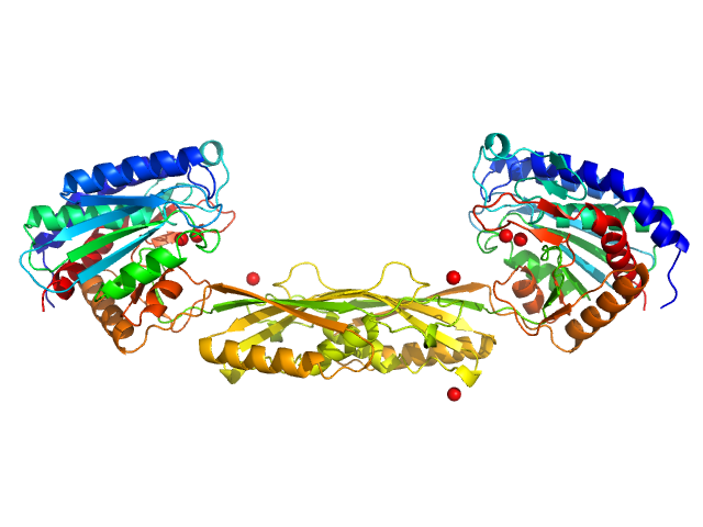 Carboxypeptidase G2 (circular permutant CP-N89) K177A Methotrexate PDB (PROTEIN DATA BANK) model