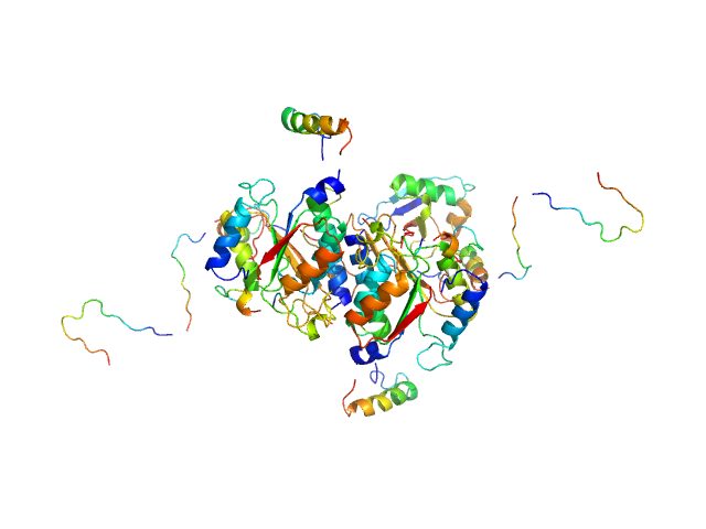 Ubiquitin-like modifier-activating enzyme 5 Ubiquitin fold modifer 1 SASREF model