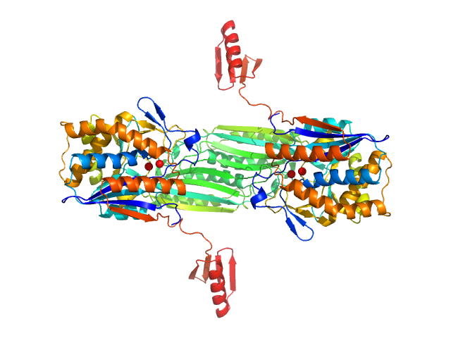 Pro-Carboxypeptidase G2 (circular permutant CP-N89) K177A Design 2 ROSETTA model