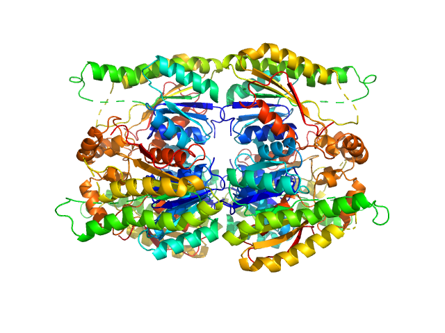 3-oxoacyl-[acyl-carrier-protein] reductase FabG SASREF model