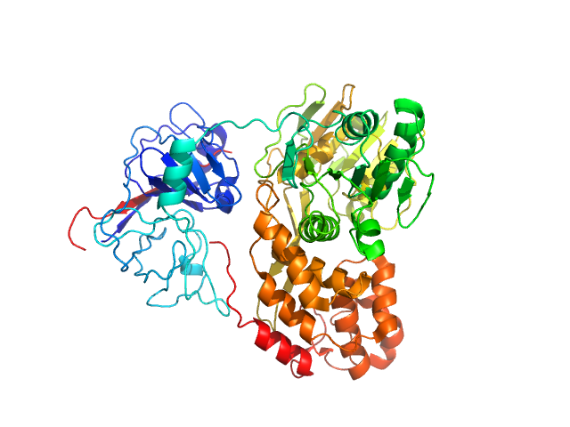 Genome polyprotein PYMOL model