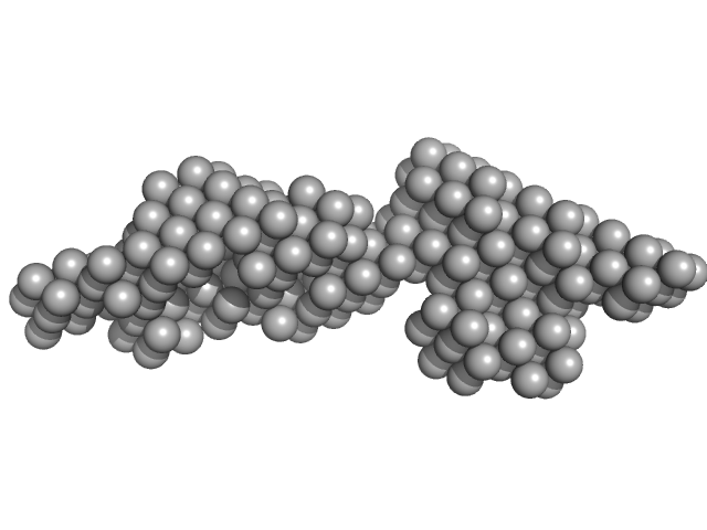 Domain 3'X mutant DAMMIN model