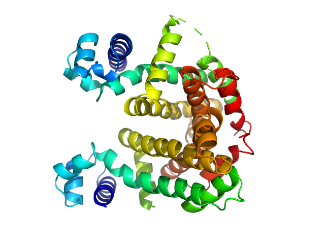 Putative tetR-family transcriptional regulator PDB (PROTEIN DATA BANK) model