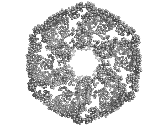 Kelch protein K13 (Truncated Kelch13-A578S) GASBOR model