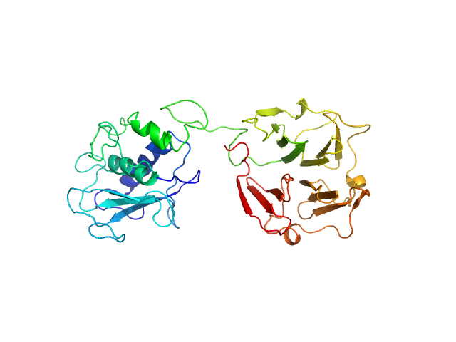 Macrophage metalloelastase MOLMOL model