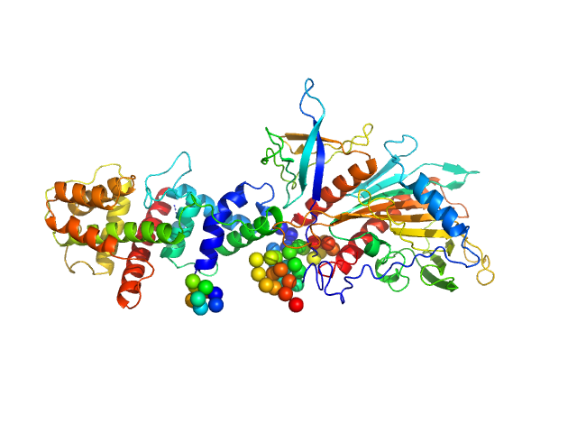 Tegument protein UL21 (C-terminal domain) Ceramide transfer protein (recombinant CERTL: amino acids 20-130 and 351-624) CORAL model