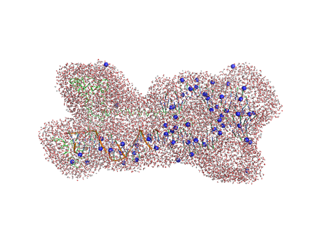 Gcf1p Af2_20 DNA WAXSIS model