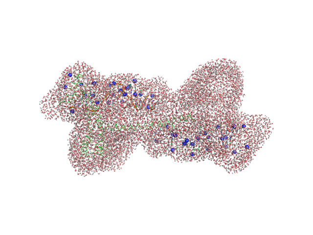 Gcf1p Af2_20 DNA WAXSIS model