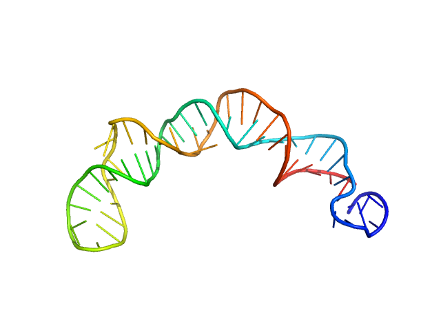 Gli-55 - ssDNA aptamer specific to glioma brain tumor cells GROMACS model