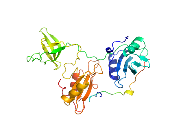 Ras GTPase-activating protein 1 Rho GTPase-activating protein 35 PYMOL model