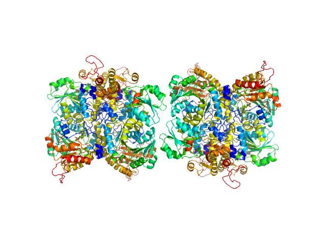 L-methionine gamma-lyase from Clostridium sporogenes fused with VGF S3 domain CHIMERA model