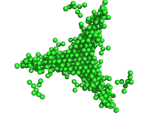 DNA protection during starvation protein DAMMIN model