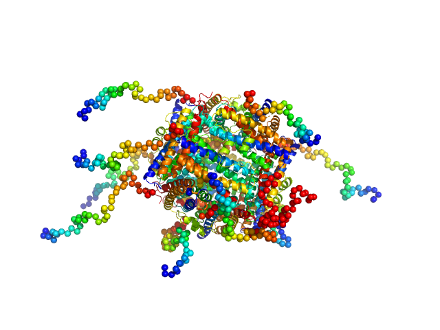 DNA protection during starvation, DPS-D43A (Ferritin superfamily) dodecamer D43A mutation CORAL model