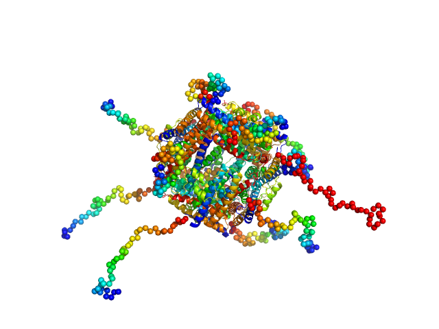 DNA protection during starvation, DPS-D43A (Ferritin superfamily) dodecamer D43A mutation CORAL model