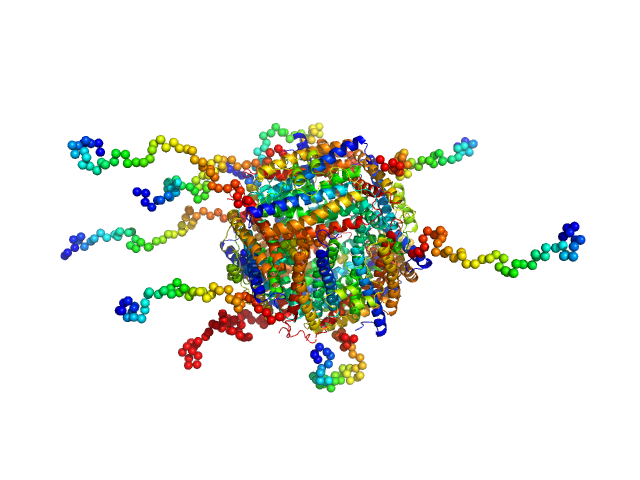 DNA protection during starvation, DPS-D43A (Ferritin superfamily) dodecamer D43A mutation CORAL model