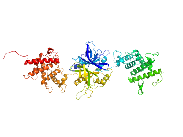 DGQHR domain-containing protein BILBOMD model